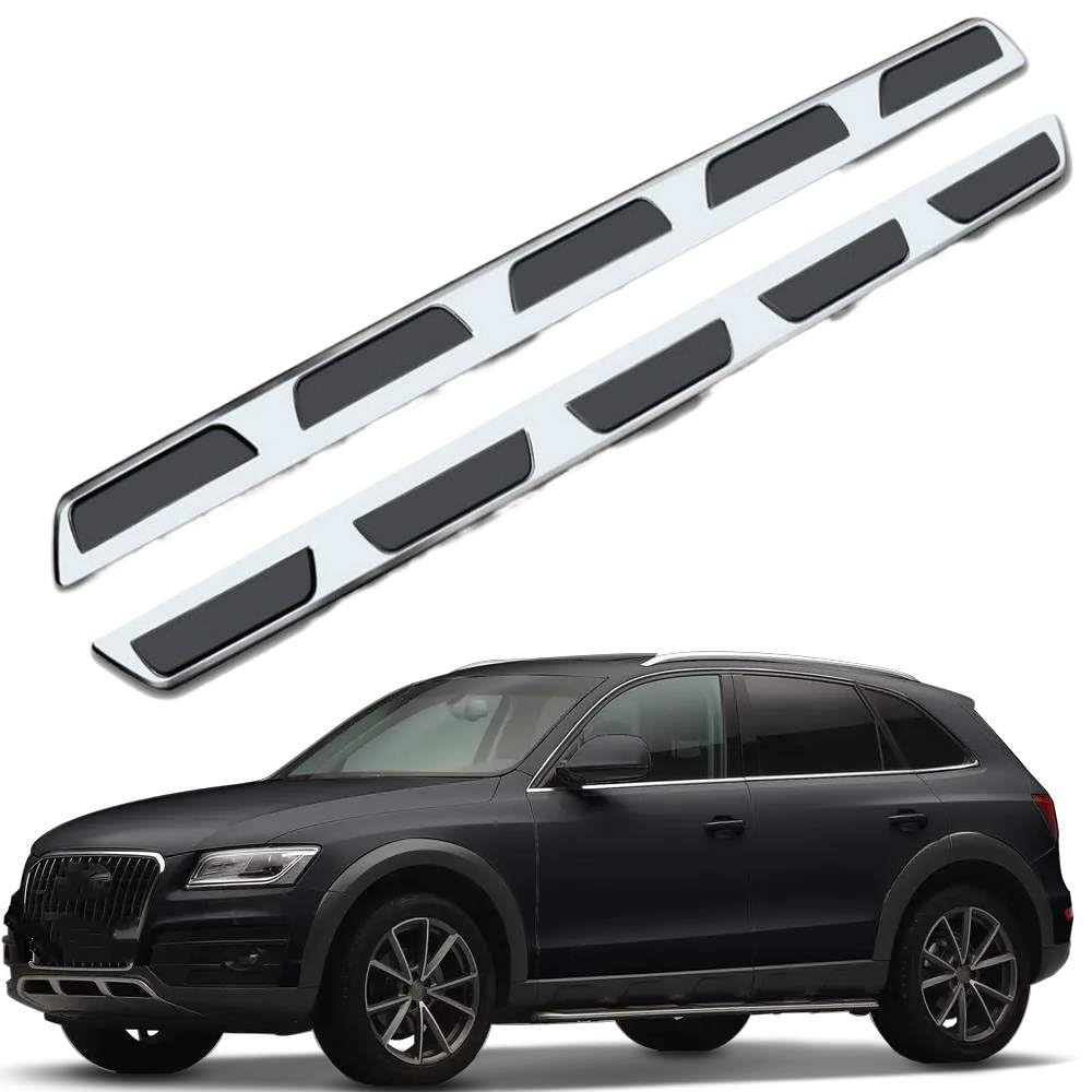 サイドステップ ランニングボード ナーフバー サイドペダルプロテクター 2個 Audi Q5 2018-2023用