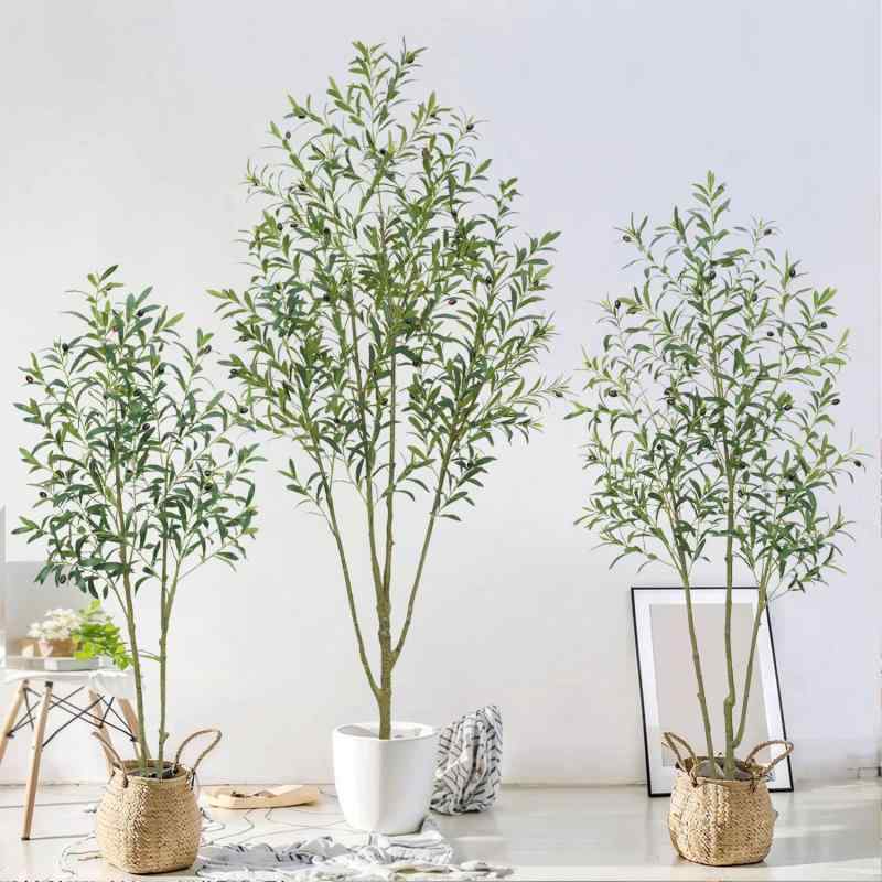 観葉植物 オリーブ フェイクグリーン 大型 室内 リビング 装飾 鉢植え ディスプレイ