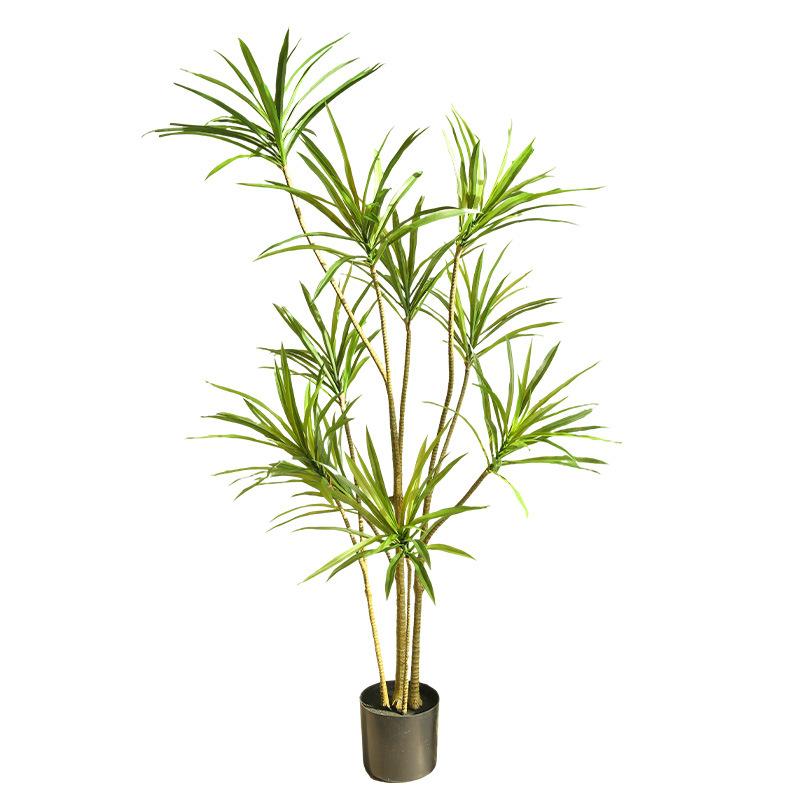 観葉植物 フェイクグリーン 千年木 ポリエステル PVC 北欧 室内 リビング ホテル 民宿 ディスプレイ 装飾