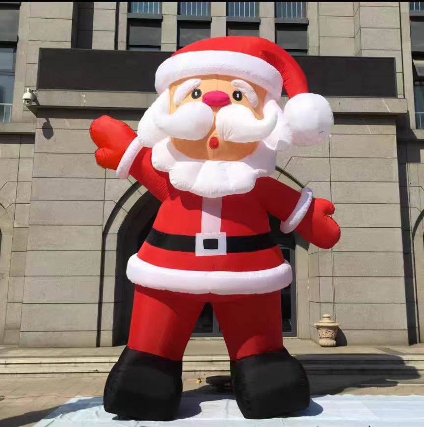 百貨店クリスマス飾りつけ サンタさん 飾りつけ 膨らます 庭 室外かざり付ける 大型聖ニコラス 大型クリスマス飾りつけ  好いたらしい聖ニコラス  店 新生きて行く備品