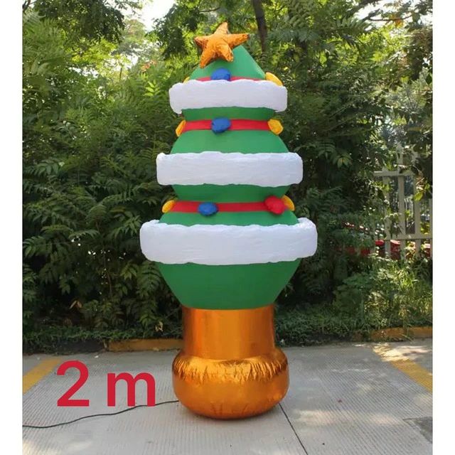 クリスマス飾り クリスマスツリー 2m デコレーション 膨らます 屋外装飾 クリスマスツリーオブジェ クリスマスデコレーション 店 新生活用品