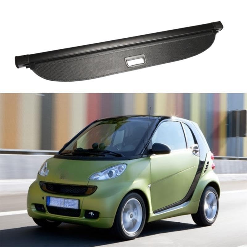 延長型 トランクカーゴカバー ラゲッジシェードシールド メルセデスベンツスマート2011-2015キャンバスに適合