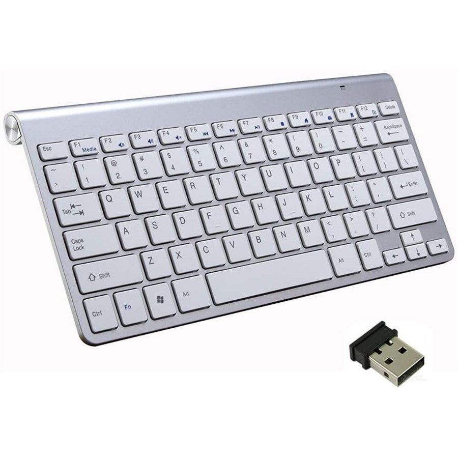 楽天市場】2.4GHz ワイヤレスキーボード 薄型 無線キーボード