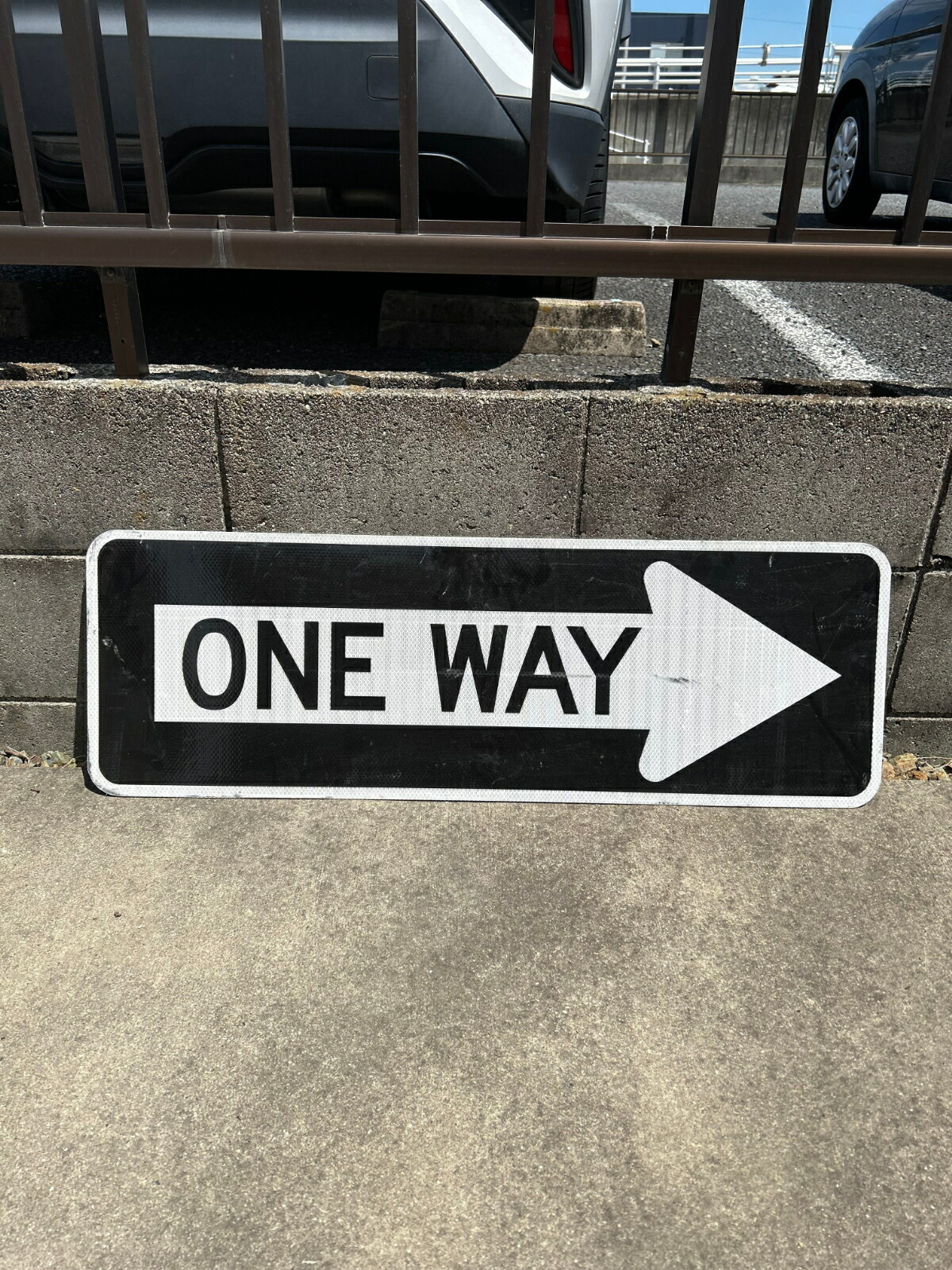 USA 巨大ONE WAY看板 楽天市場】ONE WAY 看板 ワンウェイ 一方通行標識 アルミニウム