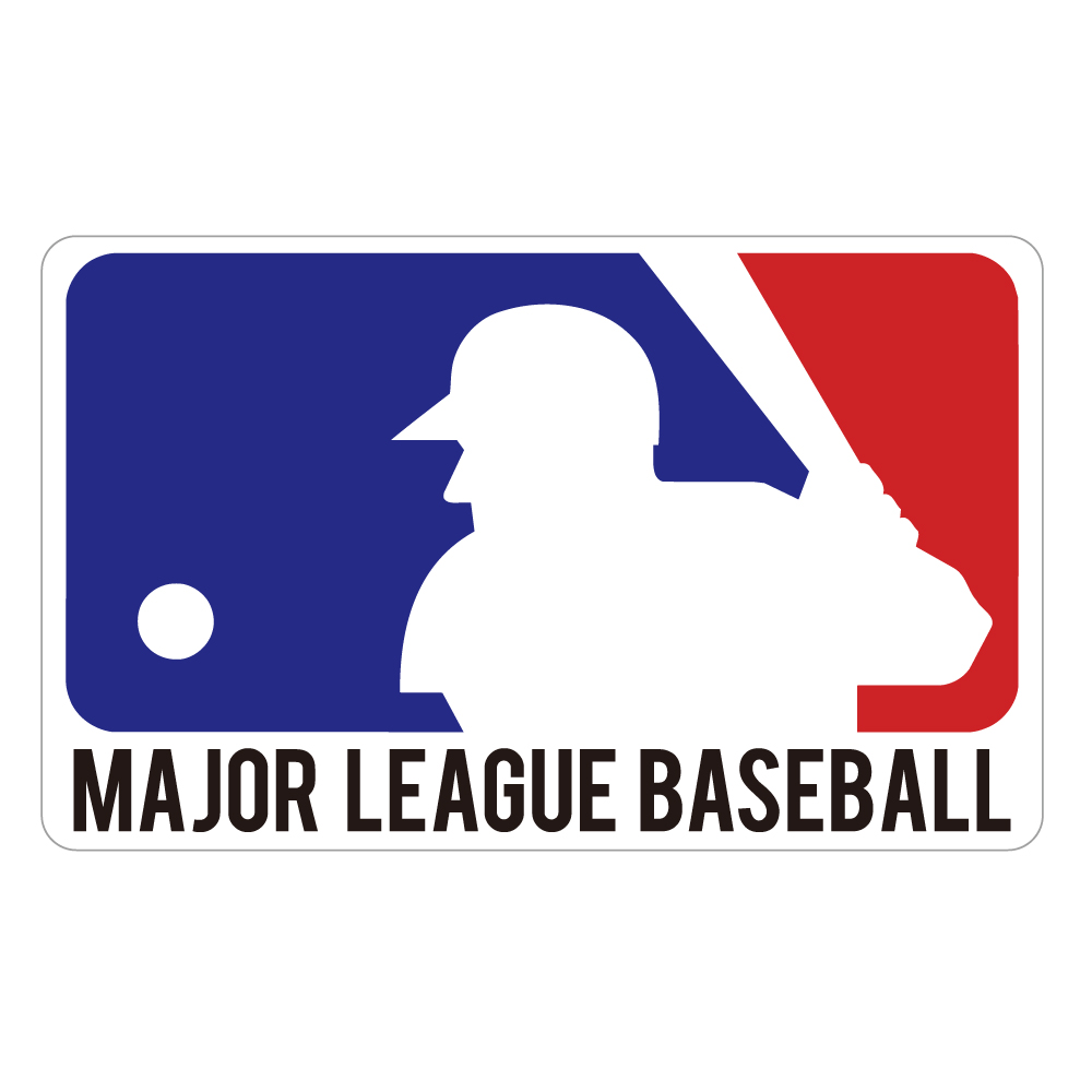 259　メジャーリーグ アメリカンステッカー スーツケース シール ステッカー 耐水 耐紫外線 屋外用 カリフォルニアステッカー バンパーステッカー MLB Major League 野球 BASEBALL画像