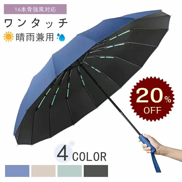 楽天市場】【10％OFF！】 【自動開閉！】 UVオールウェザー 折傘 親骨