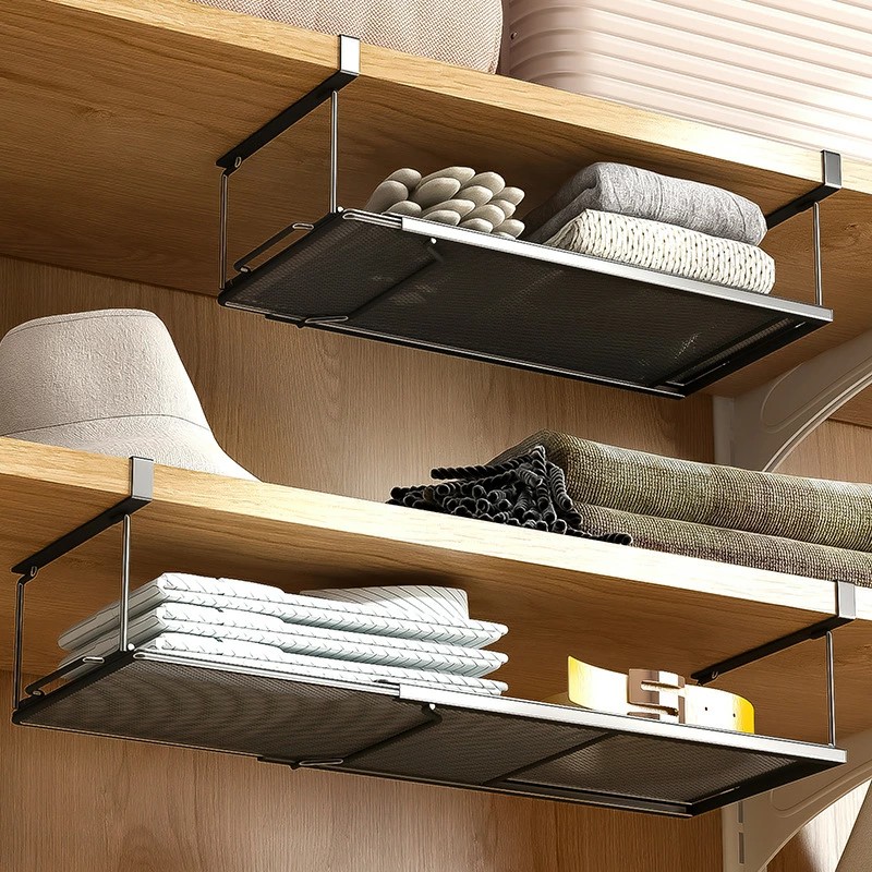 吊り棚 棚 ラック 飾り棚 楽天市場】【伸縮式】 吊り下げ棚 折り畳み 吊り戸棚下ラック