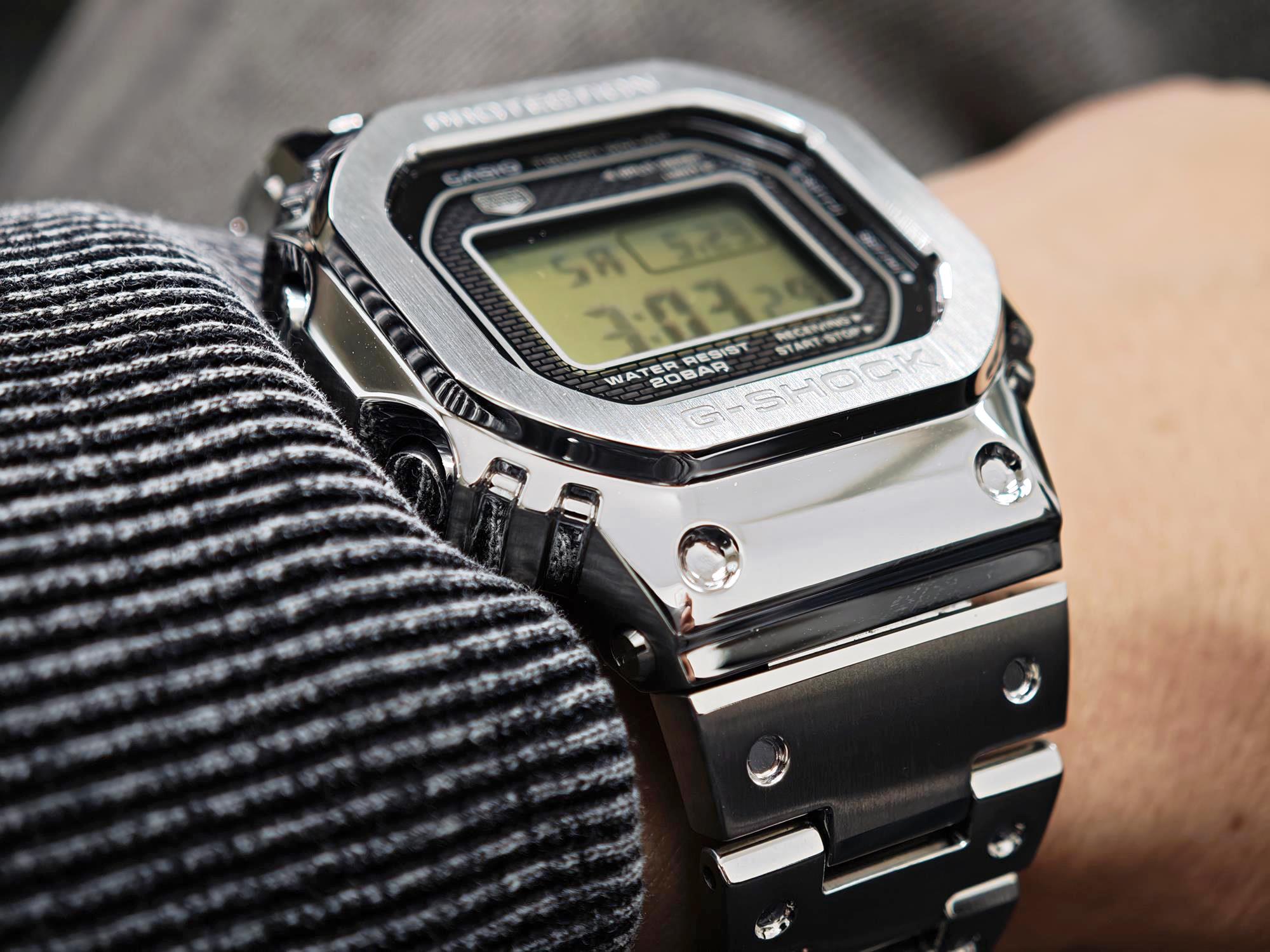 Gショック フルメタル GMW-B5000D-1JF｜Bluetooth対応 電波ソーラー 
