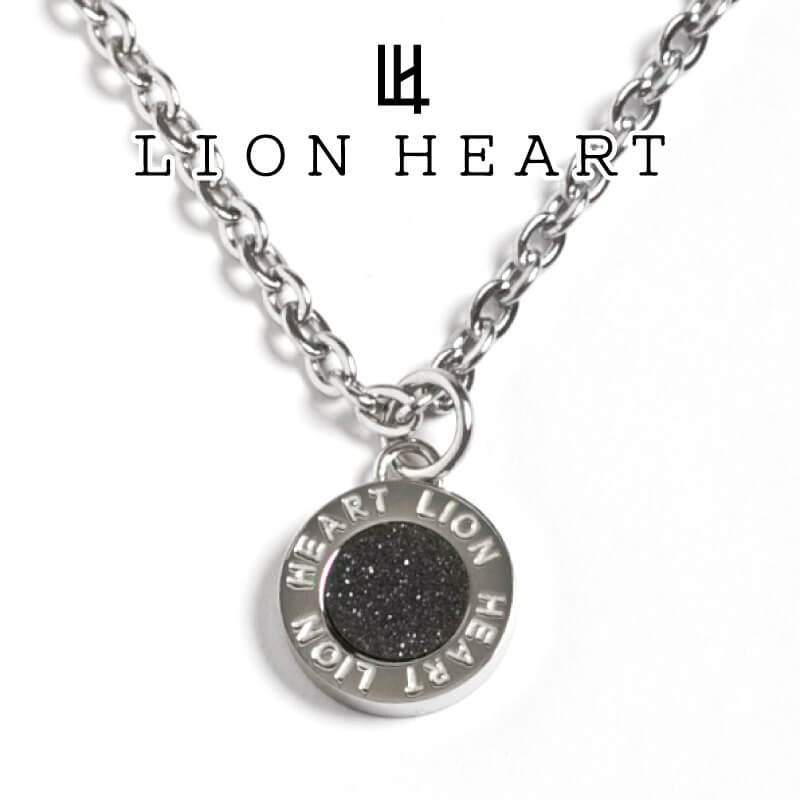 【本日最終!お買い物マラソン★10日01:59まで】ライオンハート ネックレス メンズ LION HEART コインペンダント 04N126SM ステンレスネックレス【店頭受取可能商品】