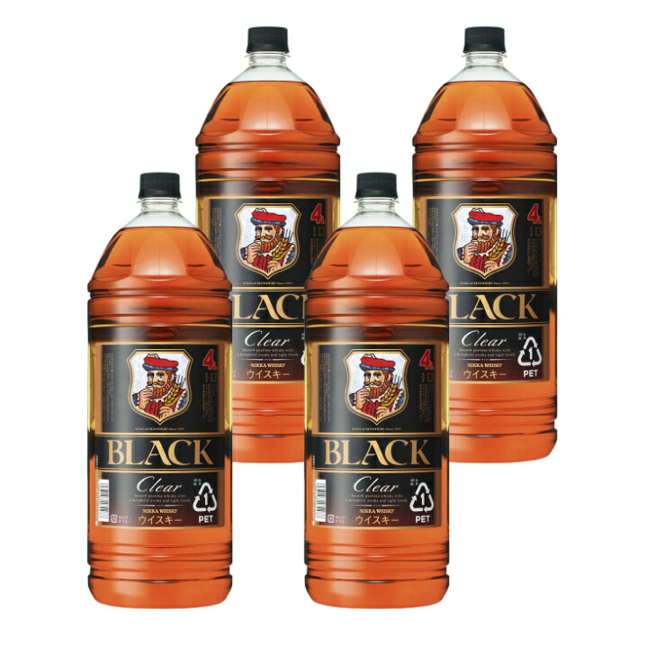 楽天市場】【送料無料】 ブラックニッカ クリア 37度 4000ml（4L