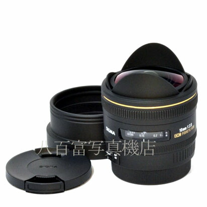 【中古】 シグマ 10粍 F2.8 EX DC FISHEYE HSM キヤノンEOS用 SIGMA 中古取り替えっこ水晶体 41507