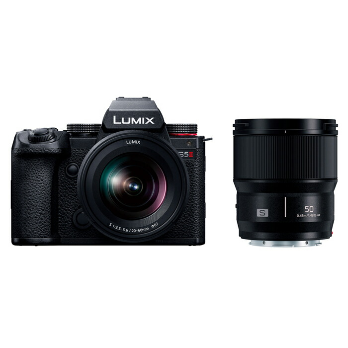 《新品》パナソニック LUMIX DC-S5M2W [標準尺度望遠レンズ・単興味の中心水晶体一揃いの道具]  ルミックスミラーレス一眼写真器 Panasonic ミラーレス一眼カメラ-カメラ・ビデオカメラ・光学機器-デジタルカメラ
