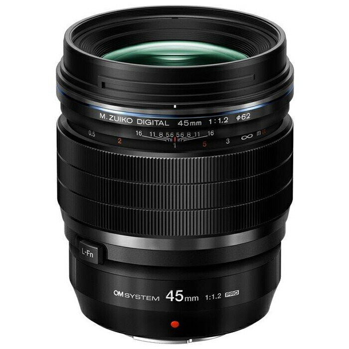 《新品》OM SYSTEM 交換レンズ M.ZUIKO DIGITAL ED 45mm F1.2 PRO マイクロフォーサーズ OM SYSTEM【お取り寄せ商品】