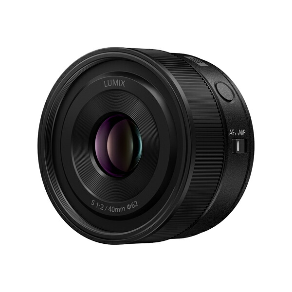 《新生産物取って置く》 2026年6月18日発売予定を組む 《新品》パナソニック 取り替えっこ水晶体 LUMIX S 40粍 F2 黒いこと ライカL用 S-S40-K Panasonic