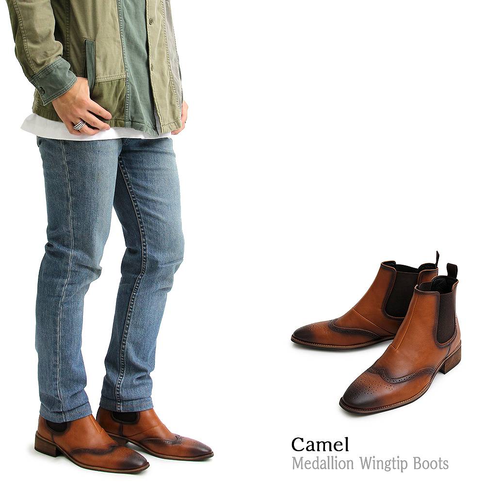 mens camel chelsea boots