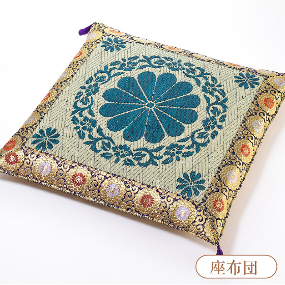 御前拝敷 座布団 国産い草 日本製 仏壇 仏具 仏具 和敷物国産い草御前座布団 「王朝（おうちょう