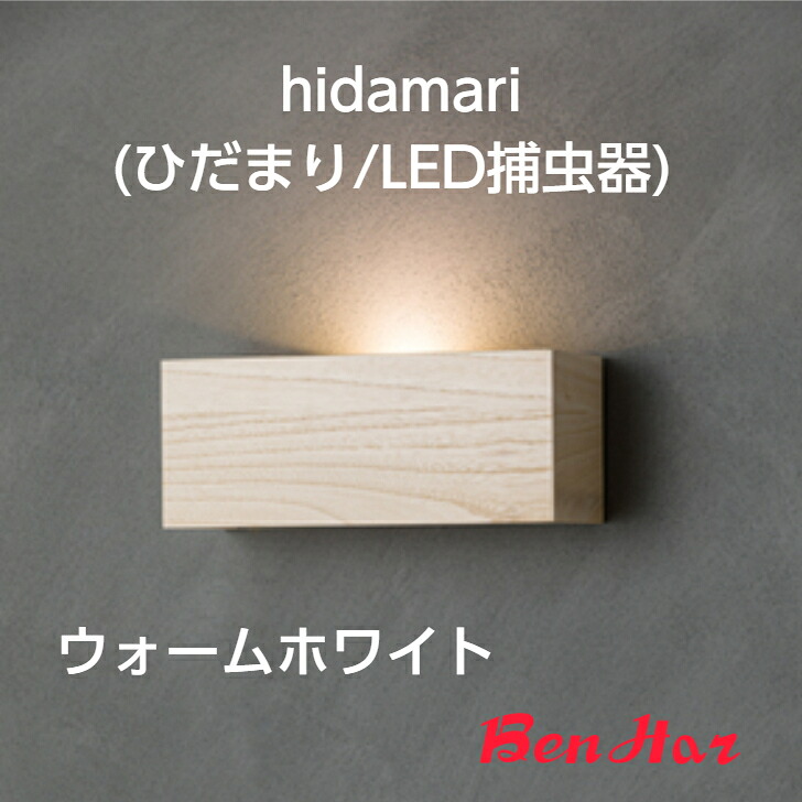 【LED飛来虫けら捕虫器】■ hidamari ウォーム白いこと〔曲がり目まり/LED捕虫器〕［コバエ 捕虫 追い出し 防除 取り押さえる 点火装置落とし穴 引きずり込む チョウバエ ショウジョウバエ バス発着場 飲食店 打つ手 ステンレス鋼 HACCP LED］