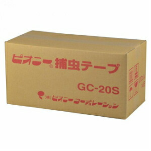 【捕虫磁気テープ：120枚入】■ ピオニー捕虫磁気テープ GC-20S 20枚入×6箱書き割り（ピオニー捕虫器 F-20BG・G-201用捕虫磁気テープ）