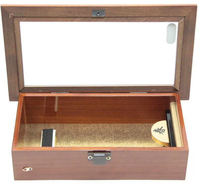アウトレット品羽子板ケース単品8号幅200mm(20ya1147)空ケース額飾りタイプスタンド付き春インテリア正月飾り
