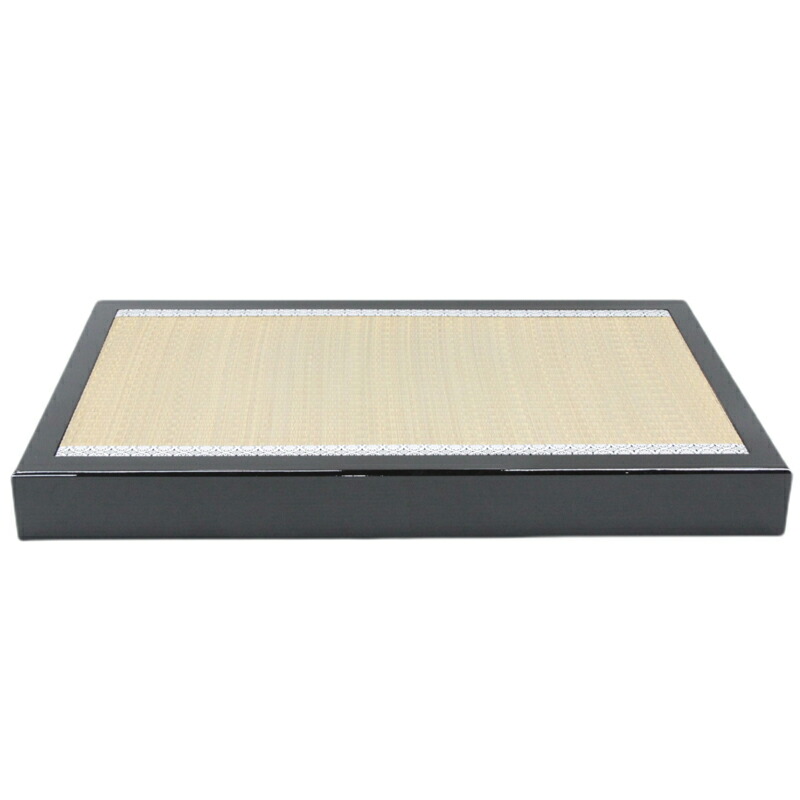アウトレット品 五月人形平飾台 台のみ 35号 黒塗 タタミ付 幅105cm (22a-ya-3042) インテリア ディスプレイ 見切処分品