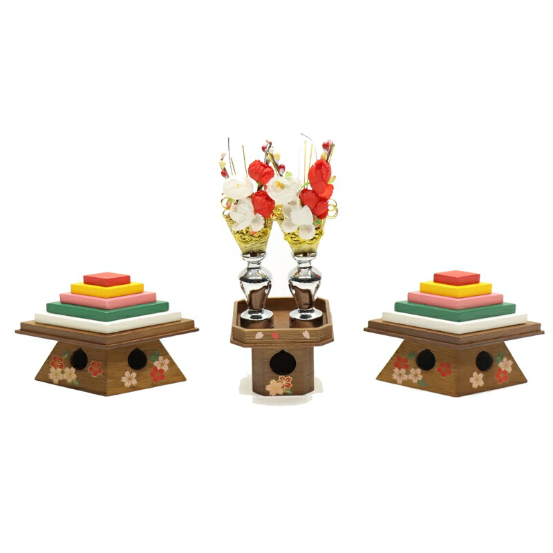 楽天市場】【雛道具】 菱三宝 ABS 20号 : 人形の一藤