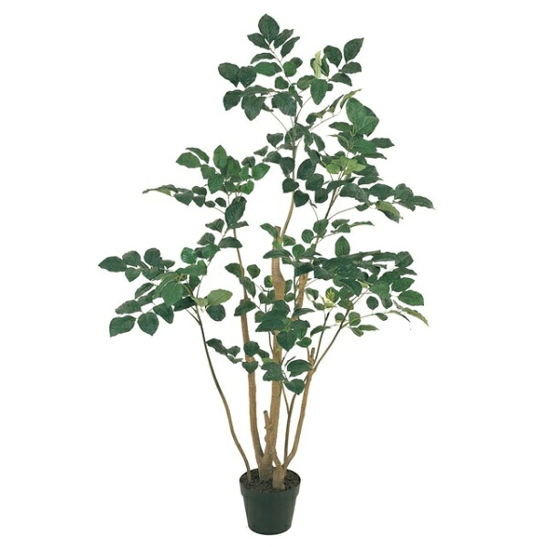 人工観葉植物 ポリシャス ポットM 光触媒加工 高さ150cm （P201-zv88210) （代引き不可） インテリアグリーン フェイクグリーン｜社人形会館店