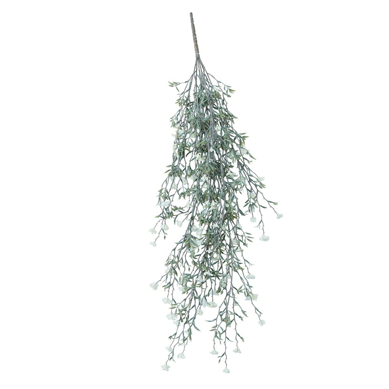 人工観葉植物 ホワイトフラワー ハンギングブッシュ （1個入り）991411 ブッシュ ハンキンググリーン インテリア フェイクグリーン 造花 HANGING BUSH （p143） の商品写真