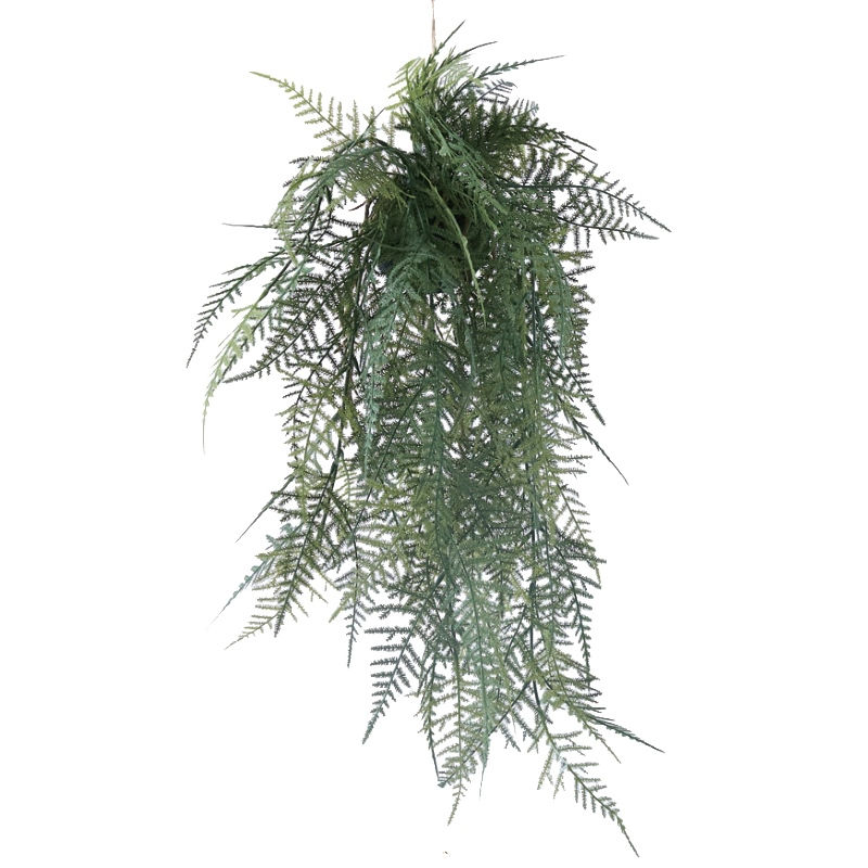 人工観葉植物 ファーン ハンギングボール 53（1個入り）991641 吊るしタイプ ハンキンググリーン インテリア フェイクグリーン 造花 HANGING （p127）