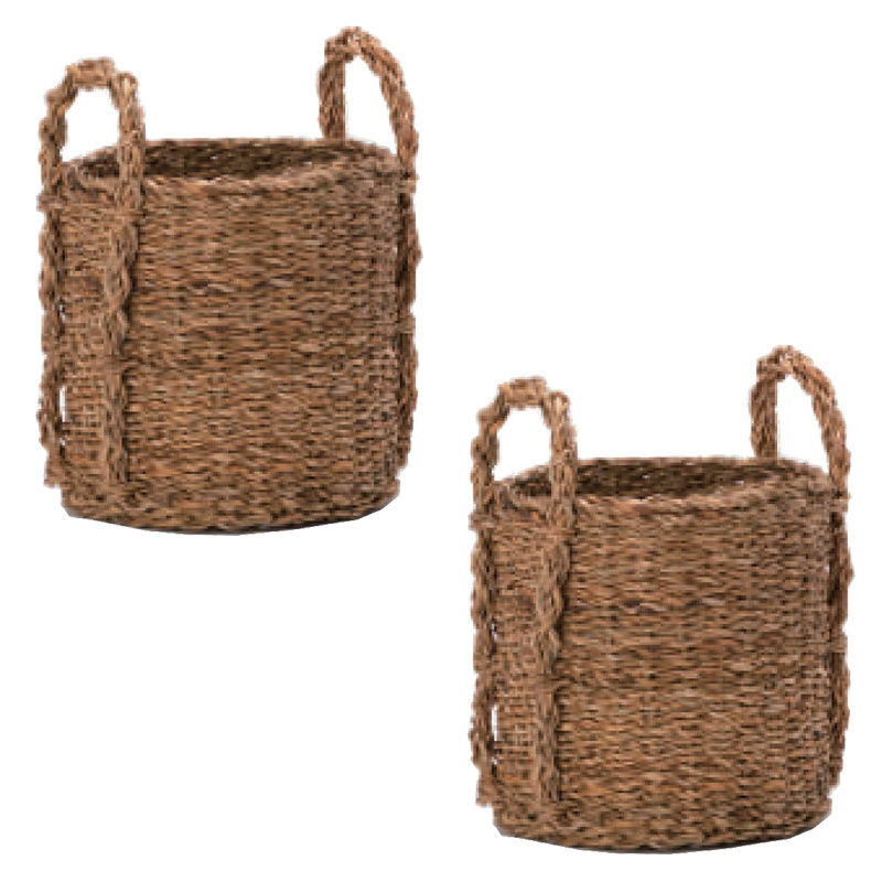 花・観葉植物用ポット ホグラ草 バスケット 24 BASKET （2個入り） 39017 底穴なし バスケット （代引き不可） 中型鉢カバー FARM (p306)