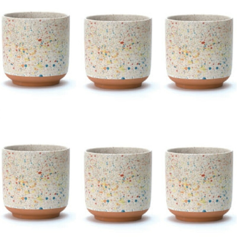 花・観葉植物用ポット ラウハ 11 Ceramic POT （6個入り） 41003 底穴なし 鉢タイプ （代引き不可） ミニ鉢カバー FARM (p101)