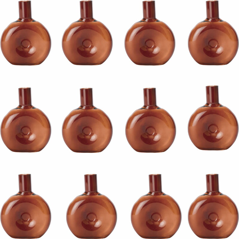 花・観葉植物用ポット ゾラ 10 R VASE （12個入り） 93214 花瓶 （代引き不可） ミニサイズ フラワーベイス FARM (p325)