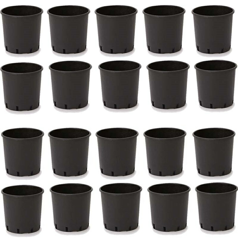 花・観葉植物用ポット ナーセリーポット ハンドルなし 30 ブラック（20個入り）bn-bb2k030 [KTp265] 園芸用品 （代引き不可）ホテル・オフィスビル・店舗 ガーデニング