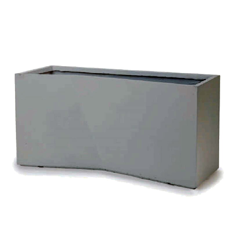 花・観葉草木用ポット 衣料繊維粘土 ラムダ スラントLS L 90/F 灰（1個入り口・入口）fm-1slh90e [KTp197] 特大プランター （代引っ張ること不可）旅人宿・事務室営造物・バス発着場 室内装飾 エクステリア