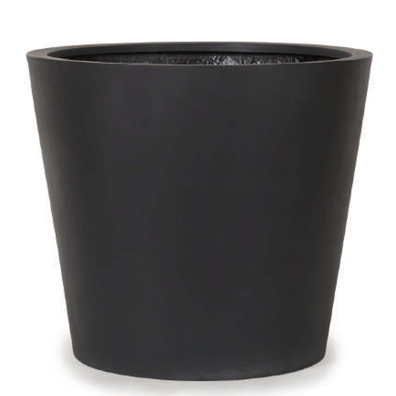 花・観葉草木用ポット マグナス コニック M 68/G 黒いこと（1個入り口・入口）kol-m3k068 [KTp31] 特大ポット （代引っ張ること不可）泊まり・事務室建造物・バス発着場 エクステリア 園地