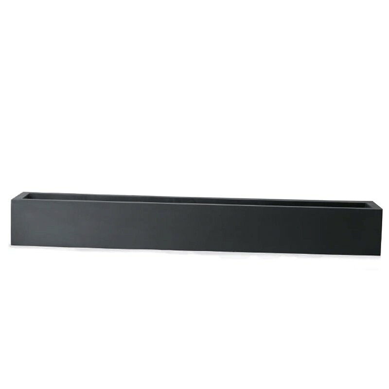 花・観葉草木用ポット マグナス レクト M 25/D 黒いこと（1個入り口・入口）kol-m5k225 [KTp27] 特大プランター （代引っ張ること不可）旅人宿・事務室営造物・バス発着場 エクステリア 庭園