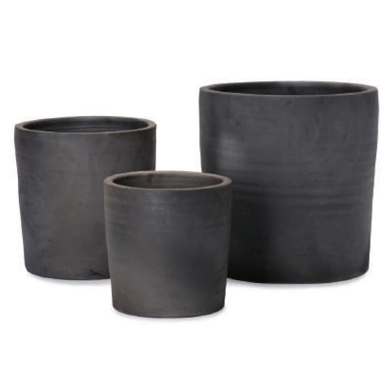 花・観葉植物用ポット シンタンビ 203 シリンダー 3/SET/A L/M/S（LMS各1個入り計3個セット）t2-203h3se [KTp297] L・M・Sセット （代引き不可）ホテル・オフィスビル・店舗 エクステリア インテリア