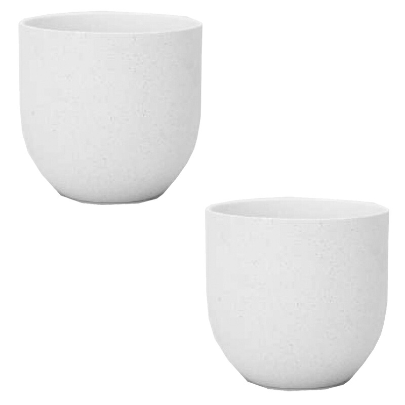 花・観葉植物用ポット ヤルミラ 17 SW Ceramic POT （2個入り） 84072 底穴なし 鉢タイプ MIRAKANA 小型鉢カバー インテリア ディスプレイ【MIRAKANA】花・観葉植物用ポット ヤルミラ 17 SW Ceramic POT （2個入り） 84072｜社人形会館店