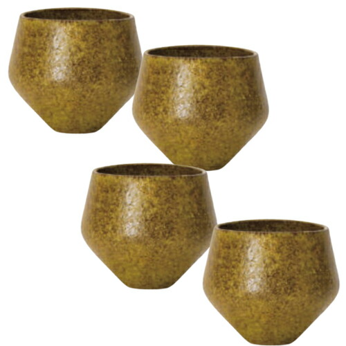 花・観葉草木用ポット ミース 14 Y Ceramic POT （4個入り口・入口） 26042 底穴なし 鉢手合い MIRAKANA 小型鉢押しかぶせる 室内装飾 見せびらかす【MIRAKANA】花・観葉草木用ポット ミース 14 Y Ceramic POT （4個入り口・入口） 26042