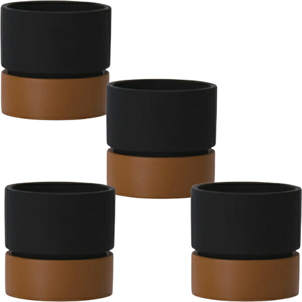 花・観葉草木用ポット ティル 11 Y Ceramic POT （4個入り口・入口） 84085 底穴あり 受皿付き添い人 MIRAKANA 小型ポット 室内装飾 見せびらかす【MIRAKANA】花・観葉草木用ポット ティル 11 Y Ceramic POT （4個入り口・入口） 84085