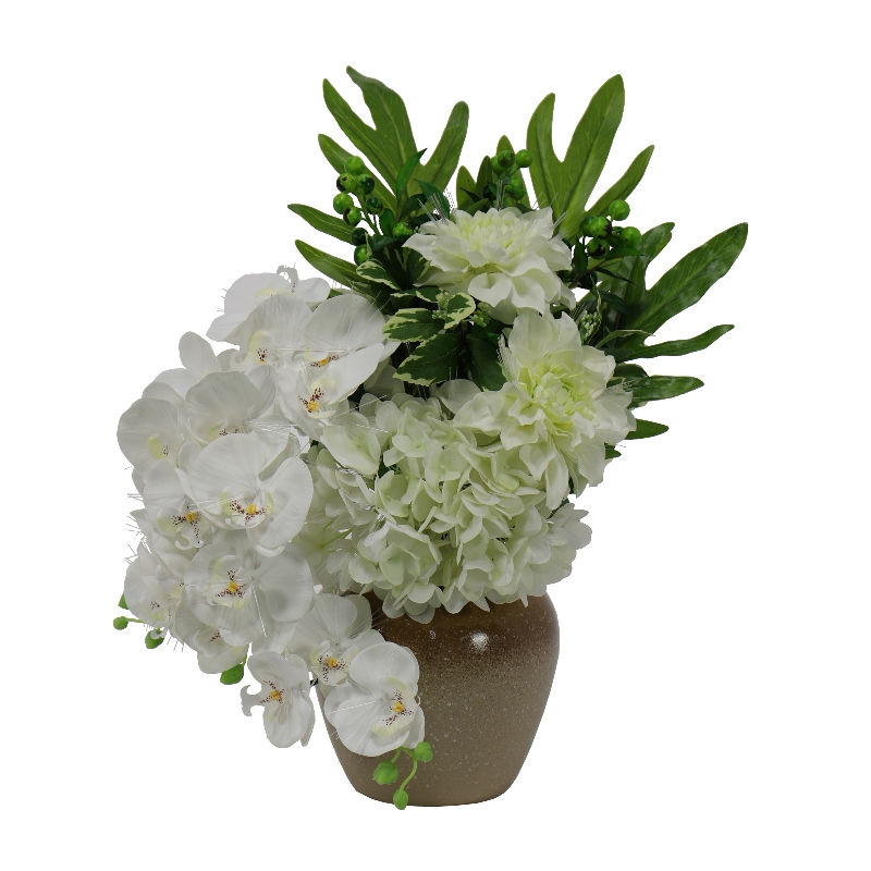 盆提灯 八女提灯 花タイプ ルミナス 胡蝶蘭 葵 光触媒 高さ60cm （P49)(8865-90213) 電気コード式 初盆 お盆