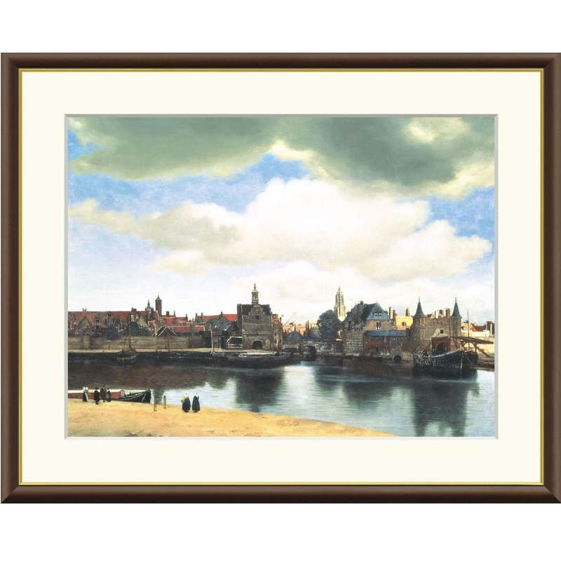 額絵 フェルメール デルフトの眺望 f8・f6・f4サイズ 世界の名画シリーズ Vermeer gk-a5-j1005（p7） （J1-005） （代引き不可） 洋画 インテリア