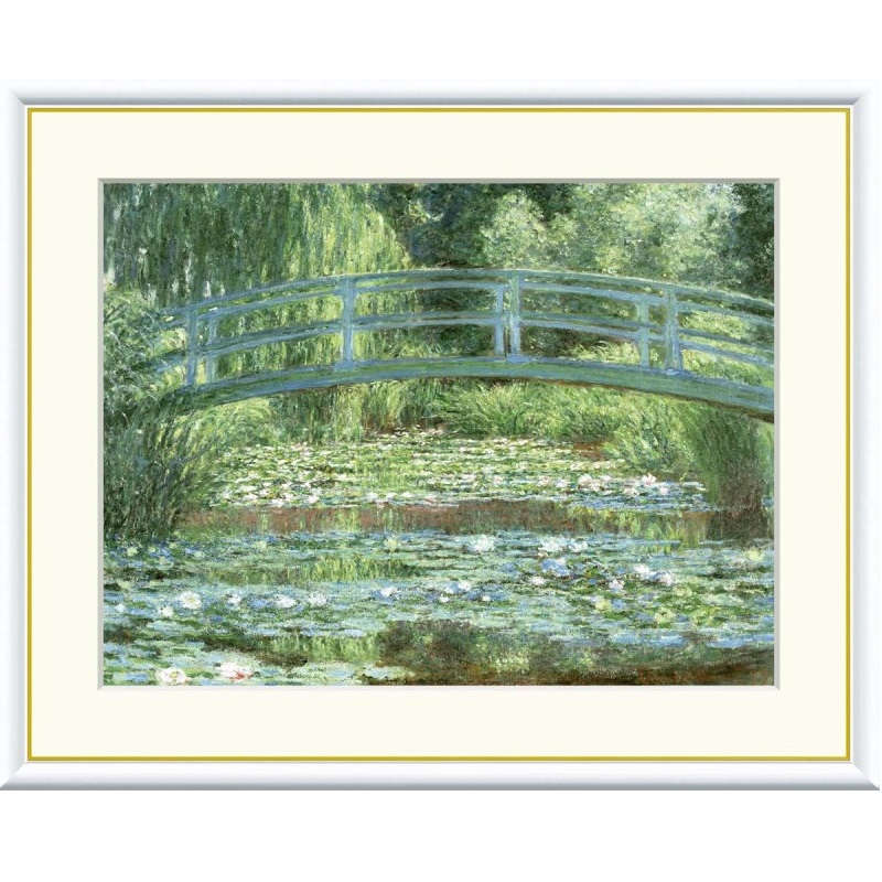 額絵 モネ 睡蓮の池と日本の橋 f8・f6・f4サイズ 世界の名画シリーズ Monet gk-a5-j1028（p11） （J1-028） （代引き不可） 洋画 インテリア