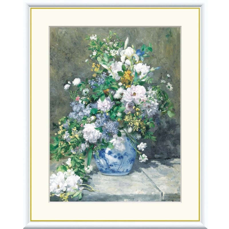 額絵 ルノワール 春のブーケ f8・f6・f4サイズ 世界の名画シリーズ Renoir gk-a5-j1032（p12） （J1-032） （代引き不可） 洋画 インテリア