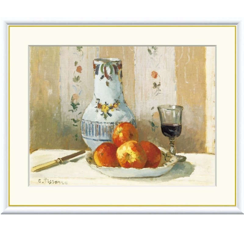 楽天市場】有名画家 ピサロ 林檎と水差しのある静物 カミーユ・ピサロ