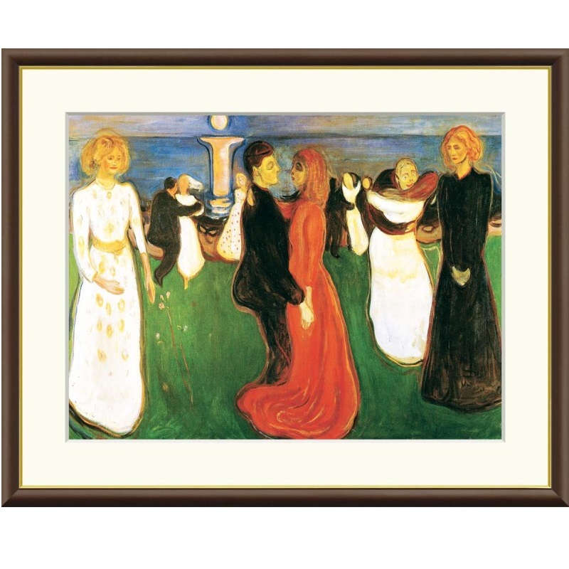 額絵 ムンク 生命のダンス f8・f6・f4サイズ 世界の名画シリーズ Munch gk-a5-j1112（p28） （J1-112） （代引き不可） 洋画 インテリア