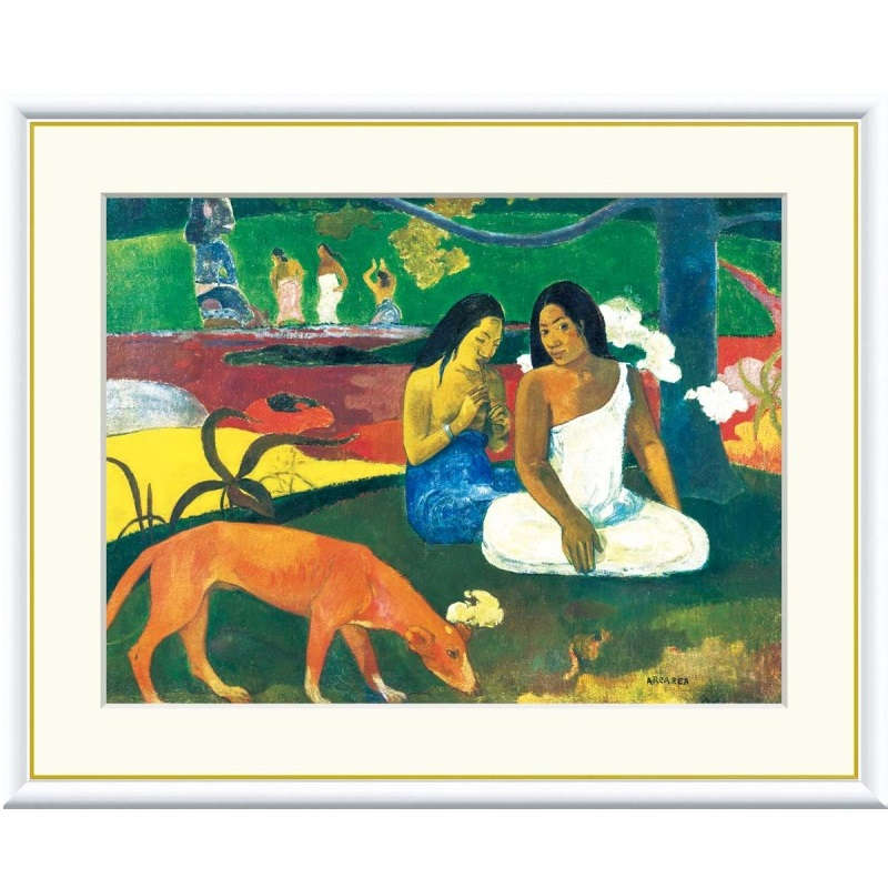 額絵 ゴーギャン アレアレア f8・f6・f4サイズ 世界の名画シリーズ Gauguin gk-a5-j1148（p35） （J1-148） （代引き不可） 洋画 インテリア｜社人形会館店