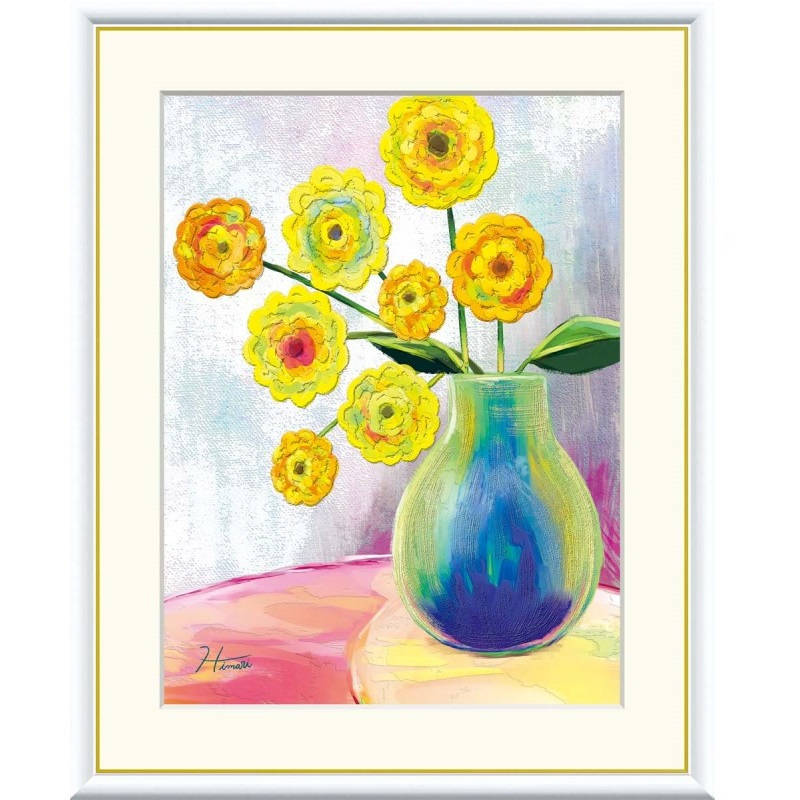 額絵 中野ひまり ダリアの花瓶 f8・f6・f4サイズ ときめきの心 ～花～ gk-a5-j3u007（p85） （J3-U007） （代引き不可） 現代アート インテリア