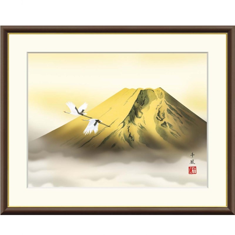 額縁 インテリア 日本画 山 川 絵画 Amazon.co.jp: 絵画 山川の森インテリア 絵画 美しい自然の風景