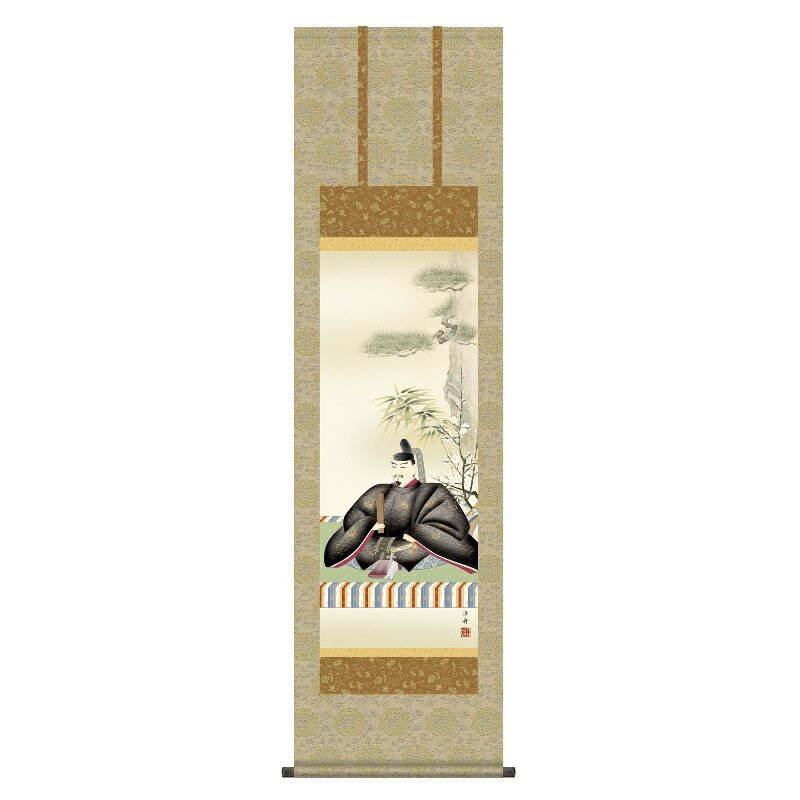 掛軸 慶事飾り慶祝画 天神 尺三 小野洋舟 [KZ2MC4-027](代引き不可)