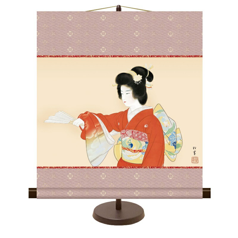 めろんぱん　序の舞　上村松園　掛け軸　複製画 imgrc0143384120.jpg
